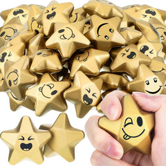 Deekin star stress ball 1.6-inch pack for stress relief and play.