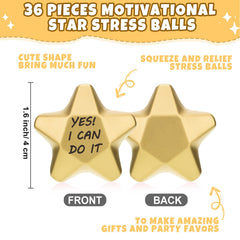 Deekin star stress ball mini foam with motivational message for study breaks.