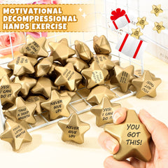 Deekin star stress ball mini foam in a collapsible bag for on-the-go relaxation.
