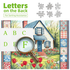 Deepcom Cottage Bloom greenery detail, vivid spring color for focused leisure.