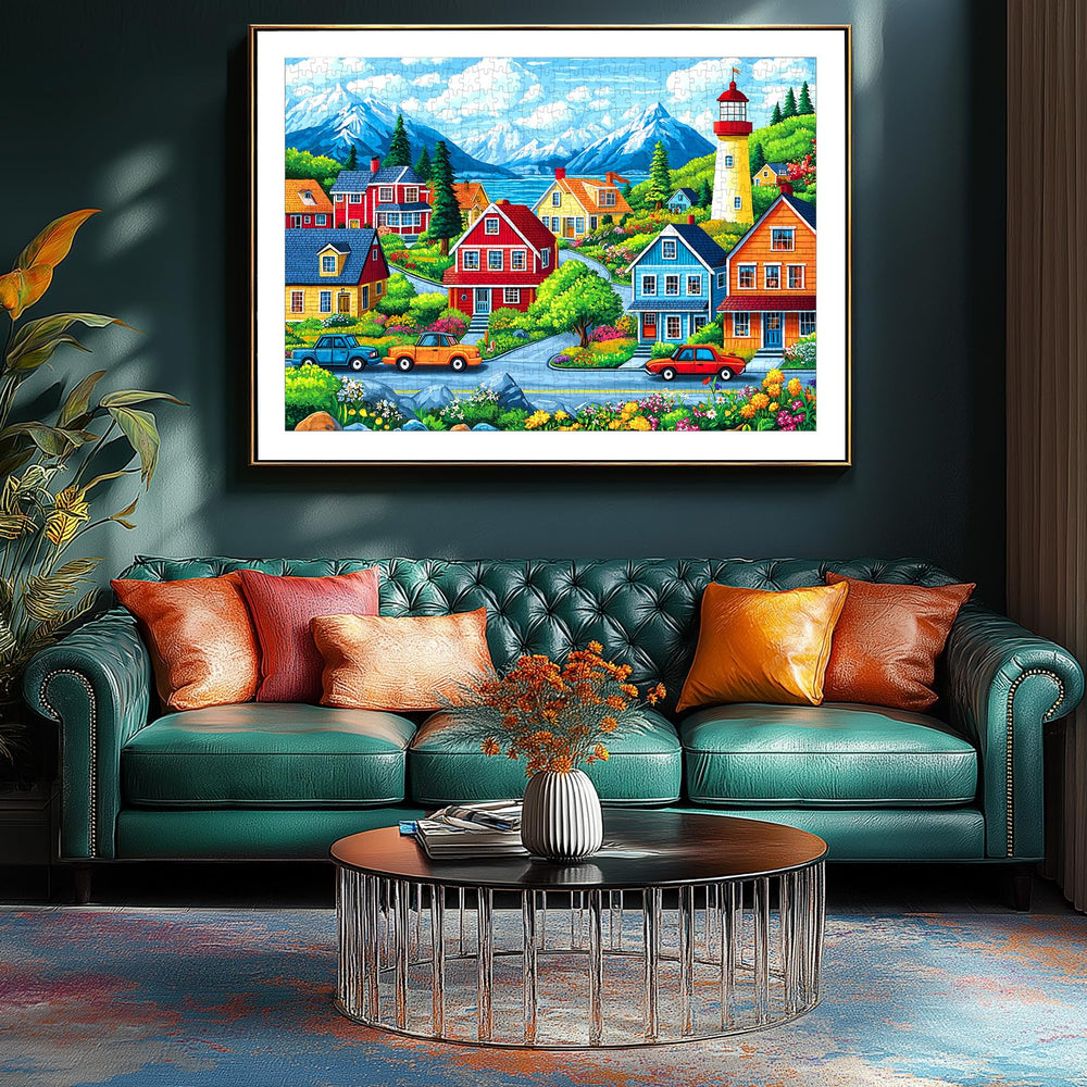 Deepcom durable 1000-piece puzzle with clean cuts for smooth assembly.
