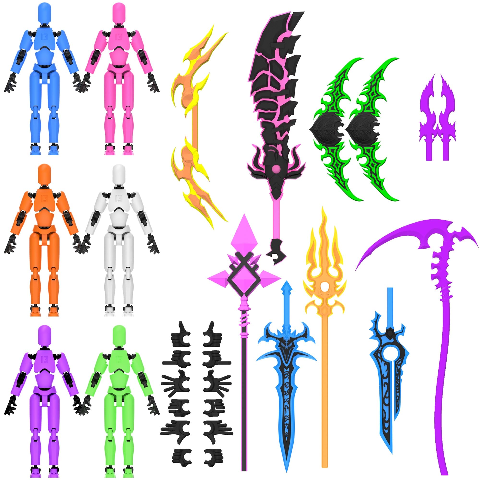 Deeplus Glowing Titan 13 collectors pack offers multi-angle display options.