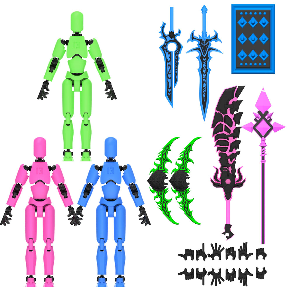 Deeplus Glowing Titan 13 weapon accessories glow for dramatic action poses