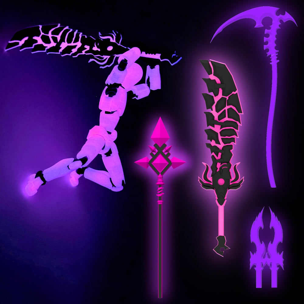 Deeplus Glowing Titan 13 figure assembled for a vivid display and glow.