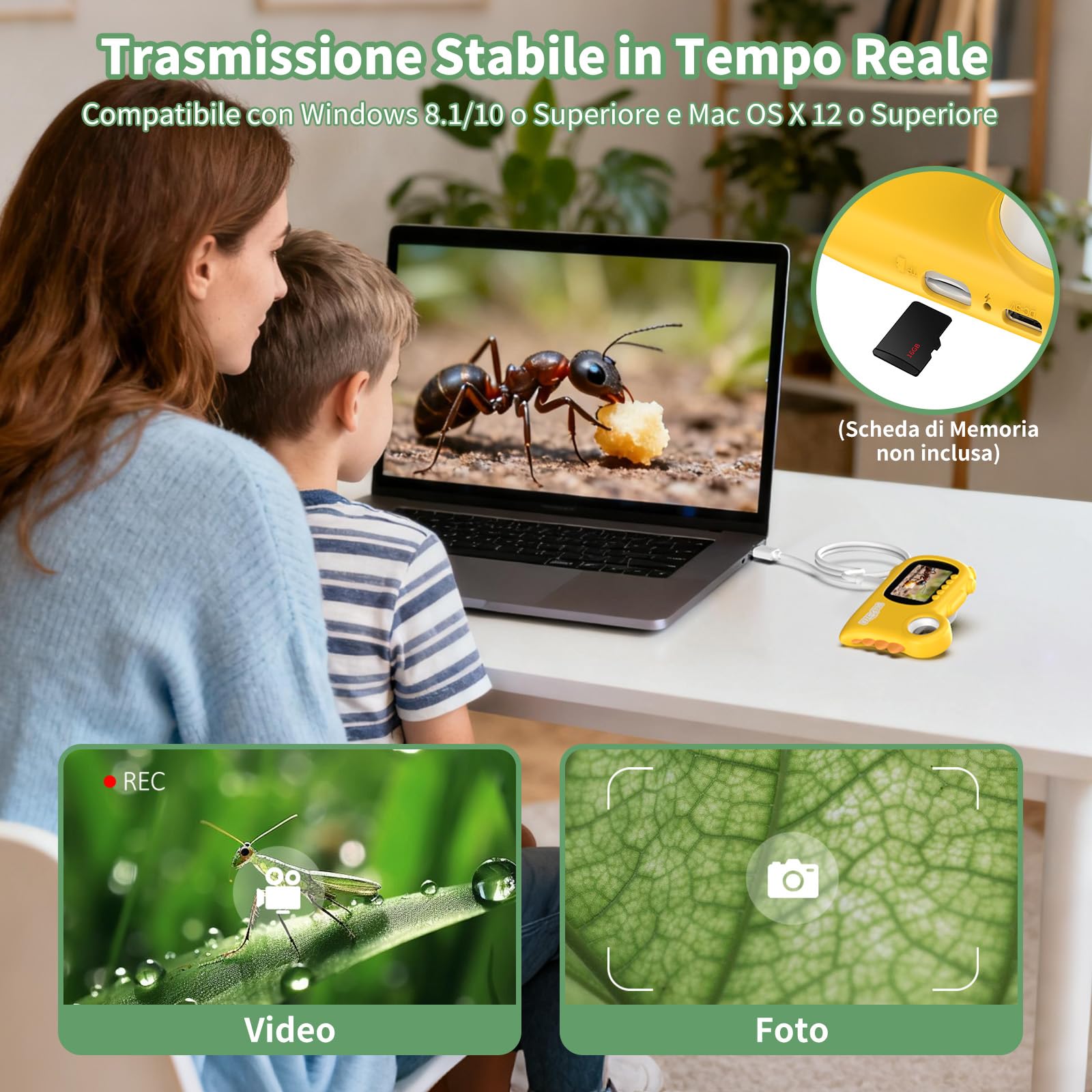 Deepoter kid-friendly cartoon case and strap for easy carrying.