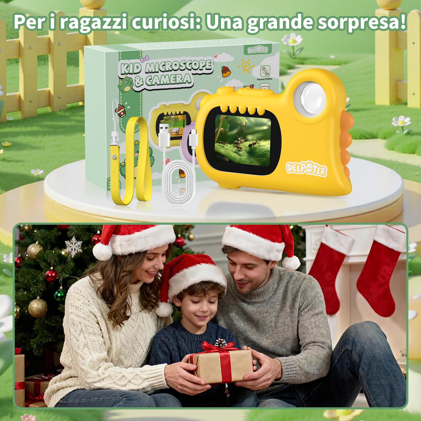 Deepoter portable handheld design fits curious hands and backpacks.