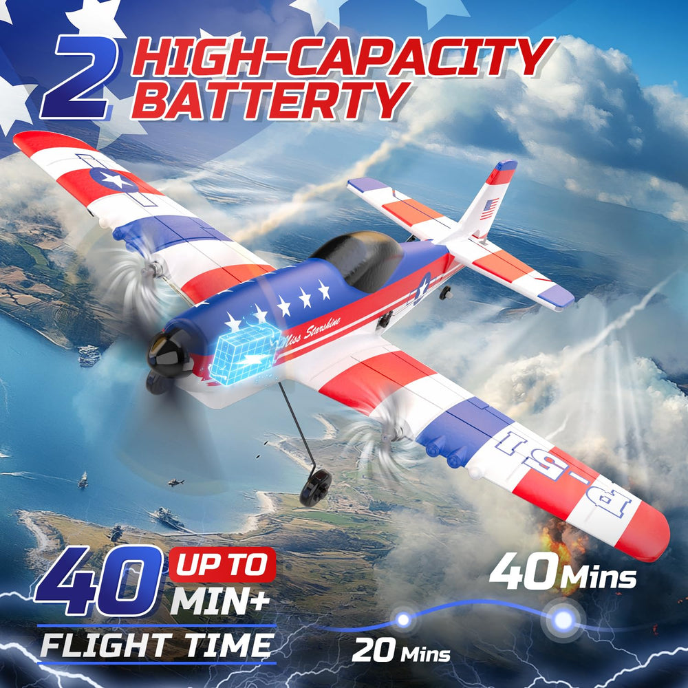 DEERC RC plane foam construction focuses on lightweight, durable EPP body