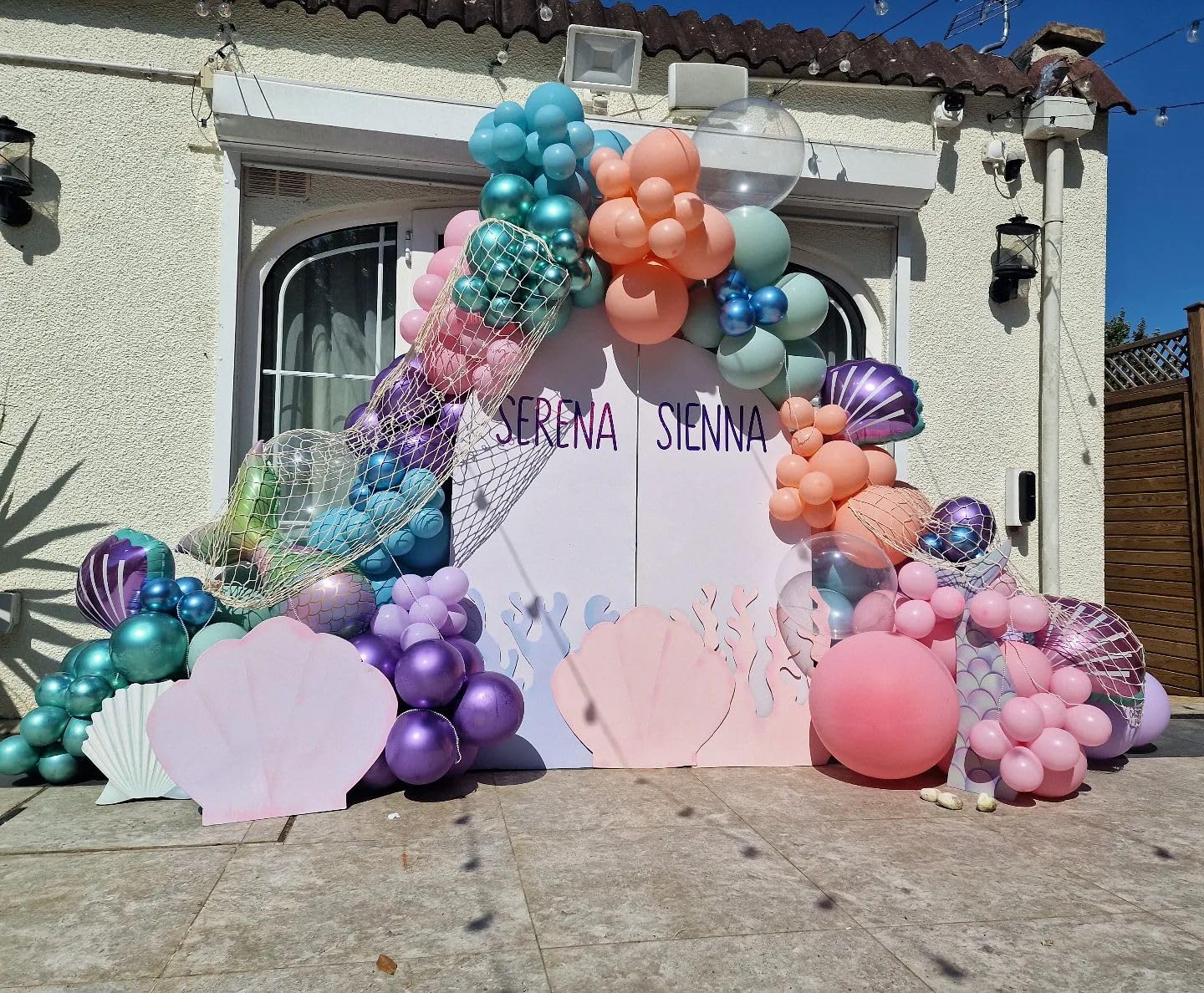 DEETUULET premium latex mermaid balloons durable and non-toxic.