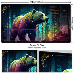 DEGDFSGR MTG Playmat close up surface shows a sleek fabric for precise moves