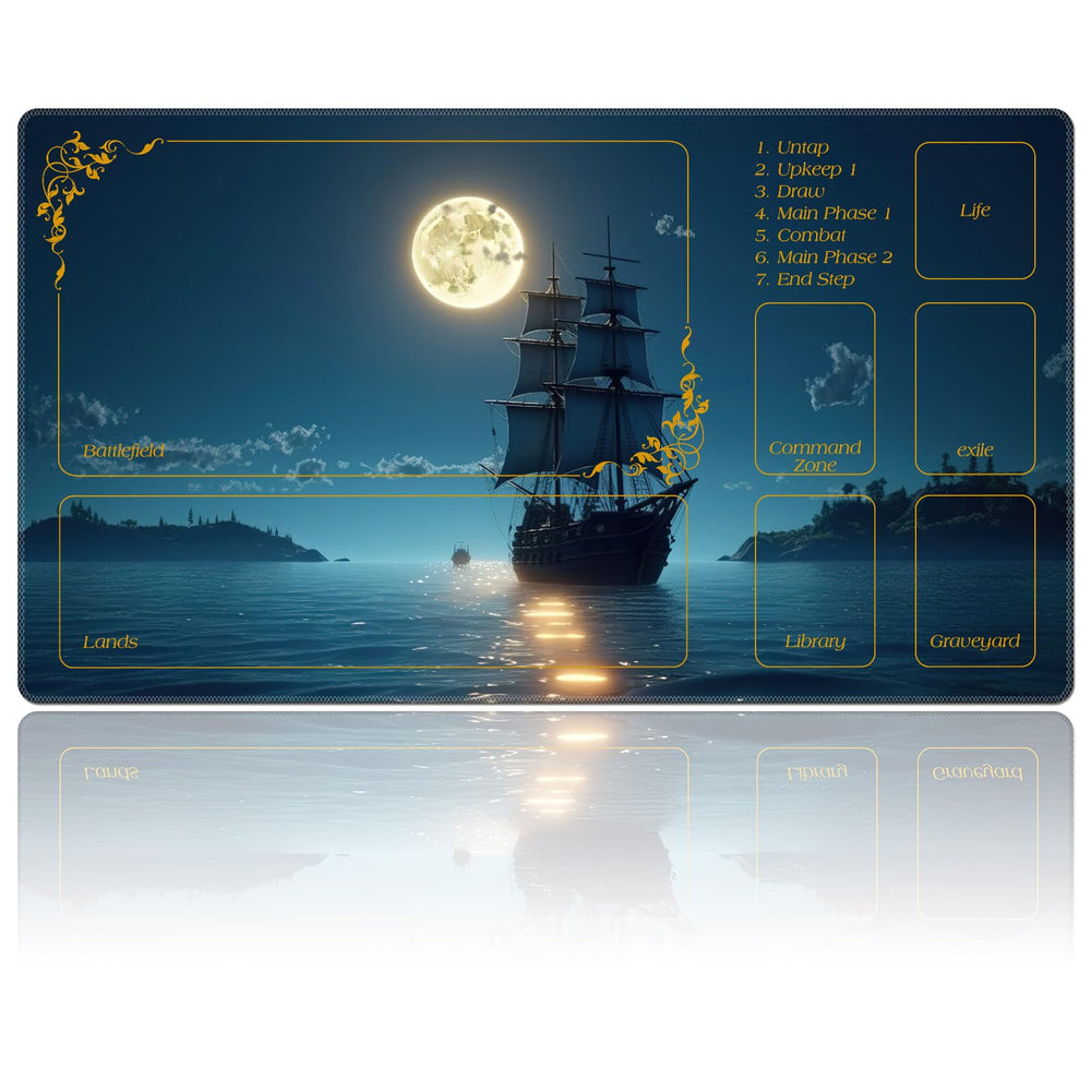 DEGDFSGR MTG playmat durable edges resist fraying over time