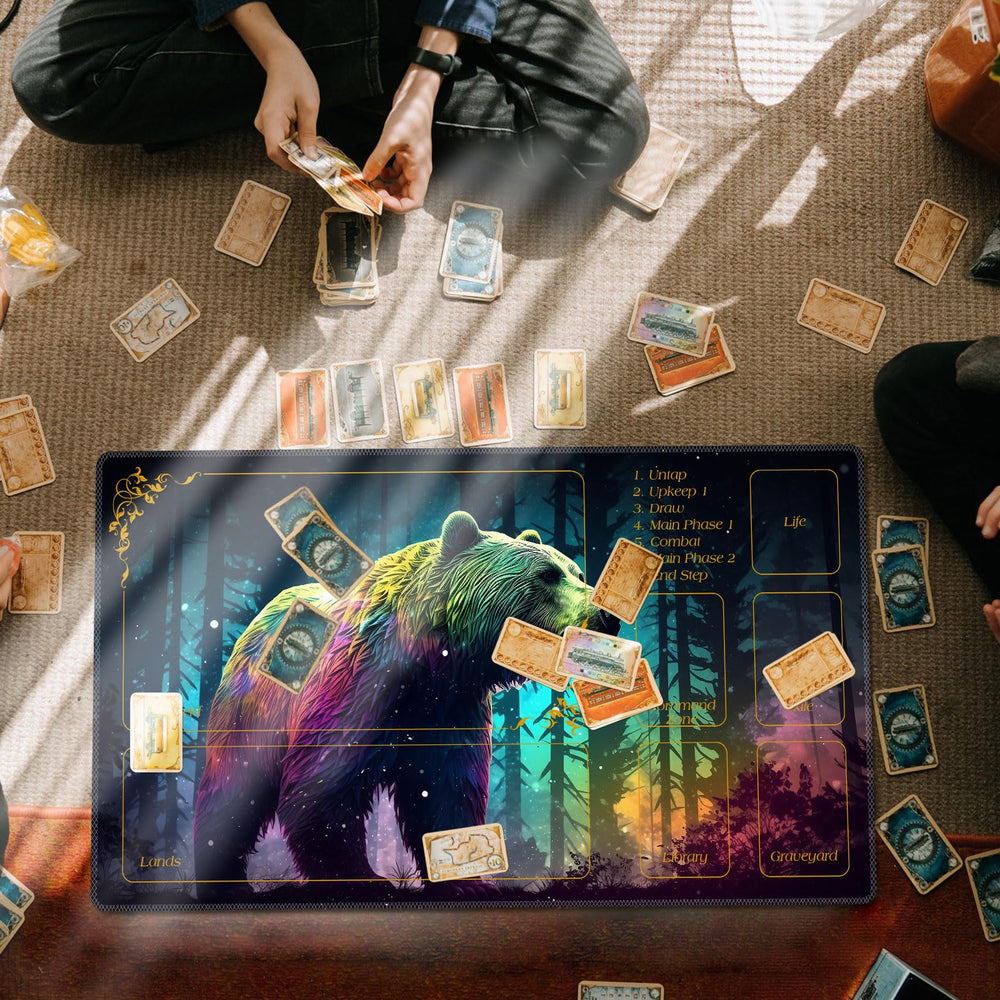 DEGDFSGR MTG Playmat supports multi game use across card games