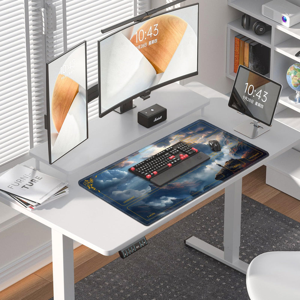DEGDFSGR MTG Playmat waterproof coating protects against spills