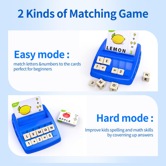 DEGIDEGI durable letter cubes fit small hands for spelling practice