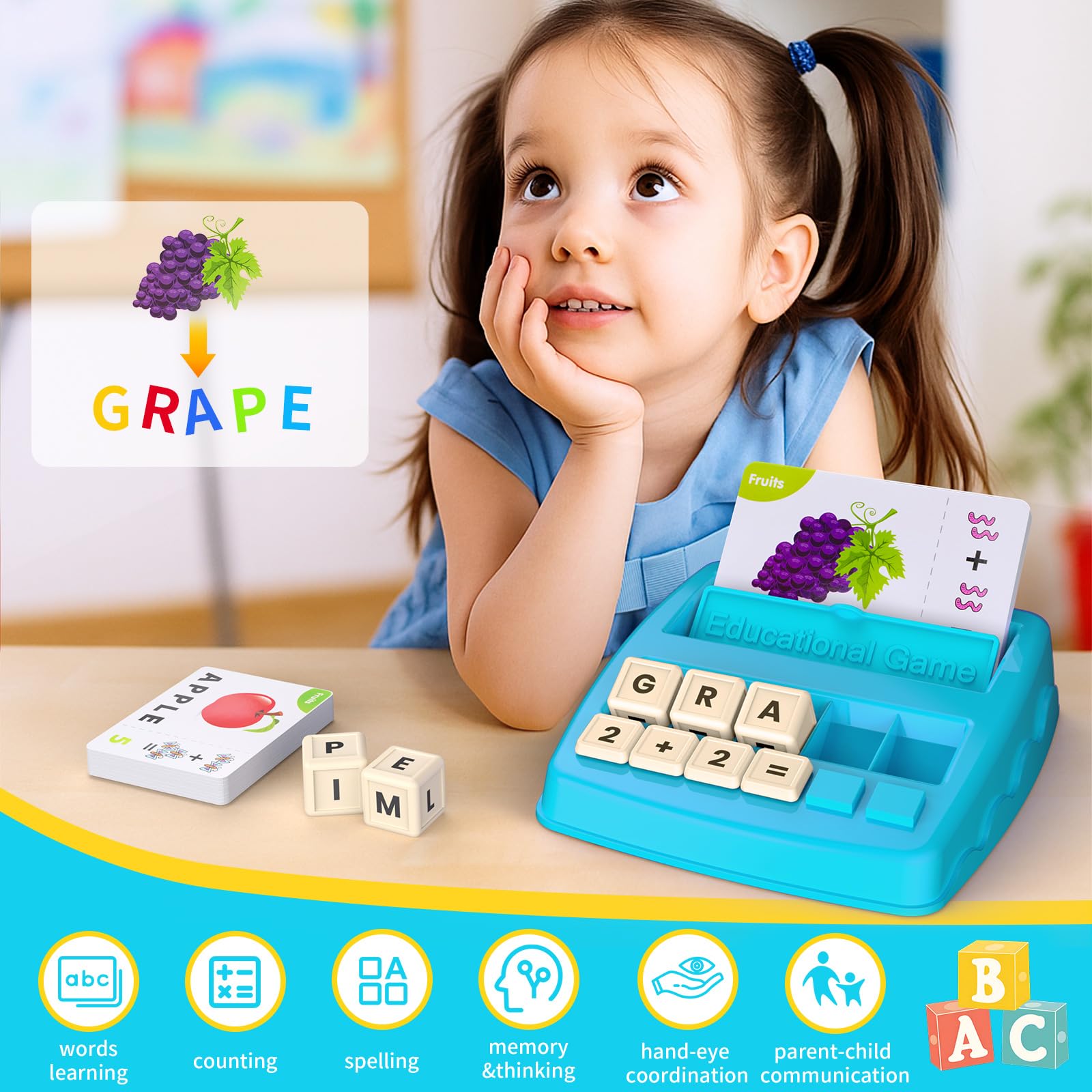 DEGIDEGI mathematical symbol blocks enable simple arithmetic during play