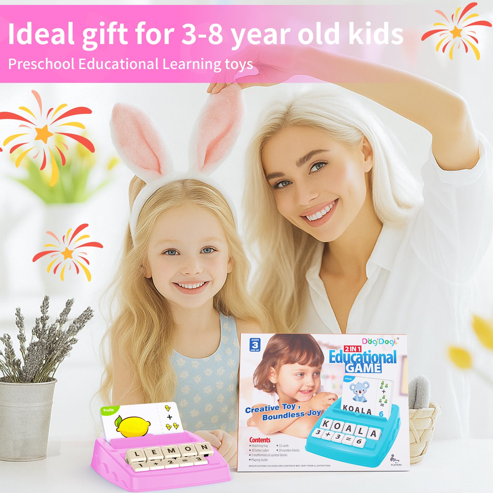 DEGIDEGI preschool gift-ready educational set for classrooms or home use.