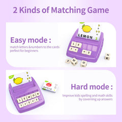 DEGIDEGI 2-in-1 learning game with arithmetic activity boosts math and literacy.