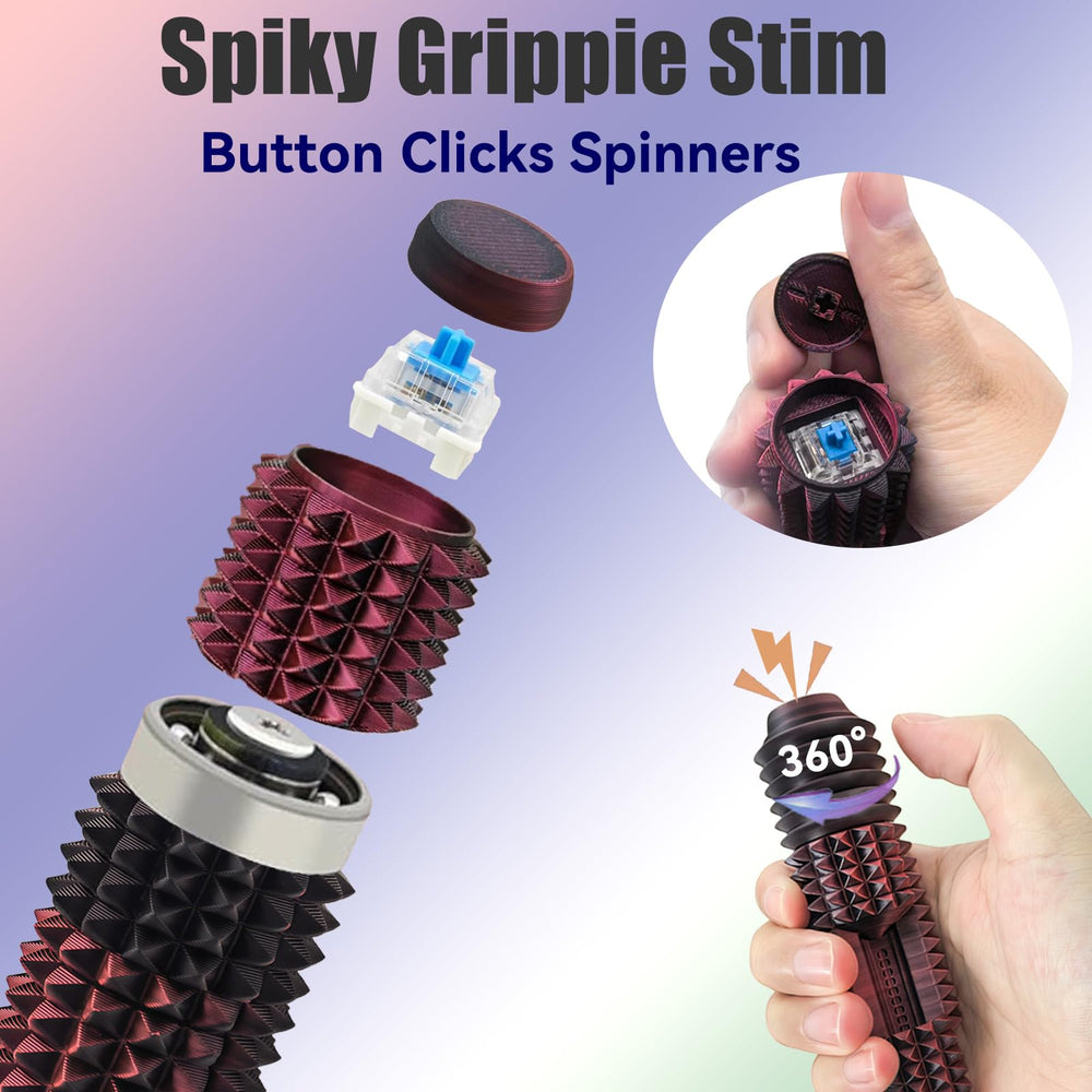 Deiviko Button Clicks and Spinners provide focus and sensory feedback.