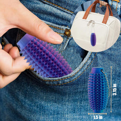In-hand use shot demonstrates discreet fidgeting during daily activities.
