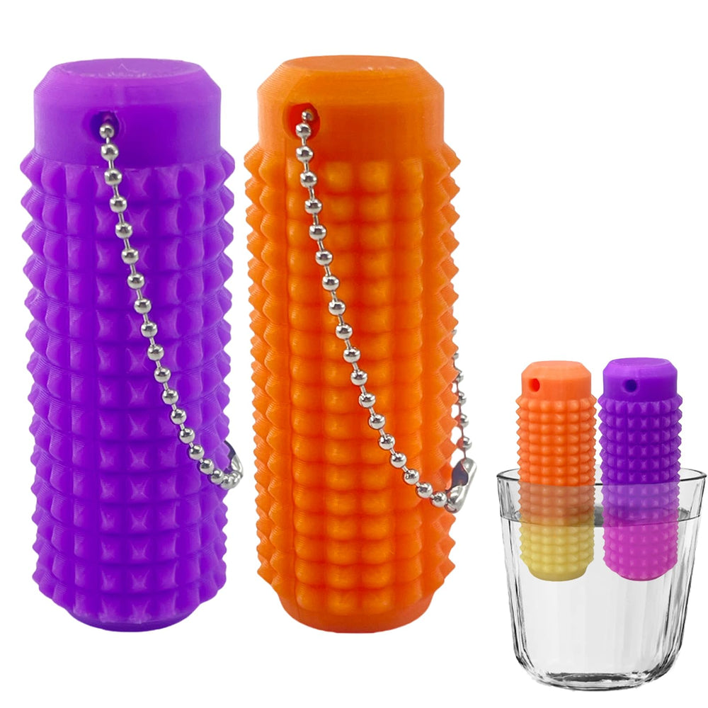 Deiviko Little Ouchies color-change keychain shows tactile color shifts for focus on the go