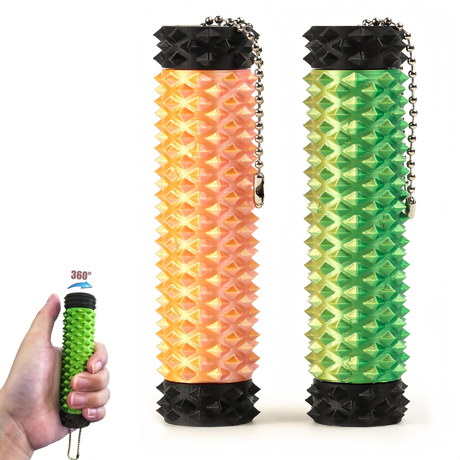 Deiviko little ouchies pain fidget roller close-up for compact stress relief