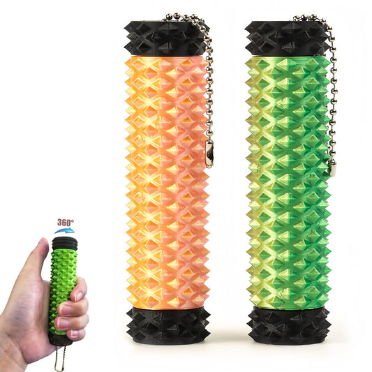 Deiviko little ouchies pain fidget roller close-up for compact stress relief