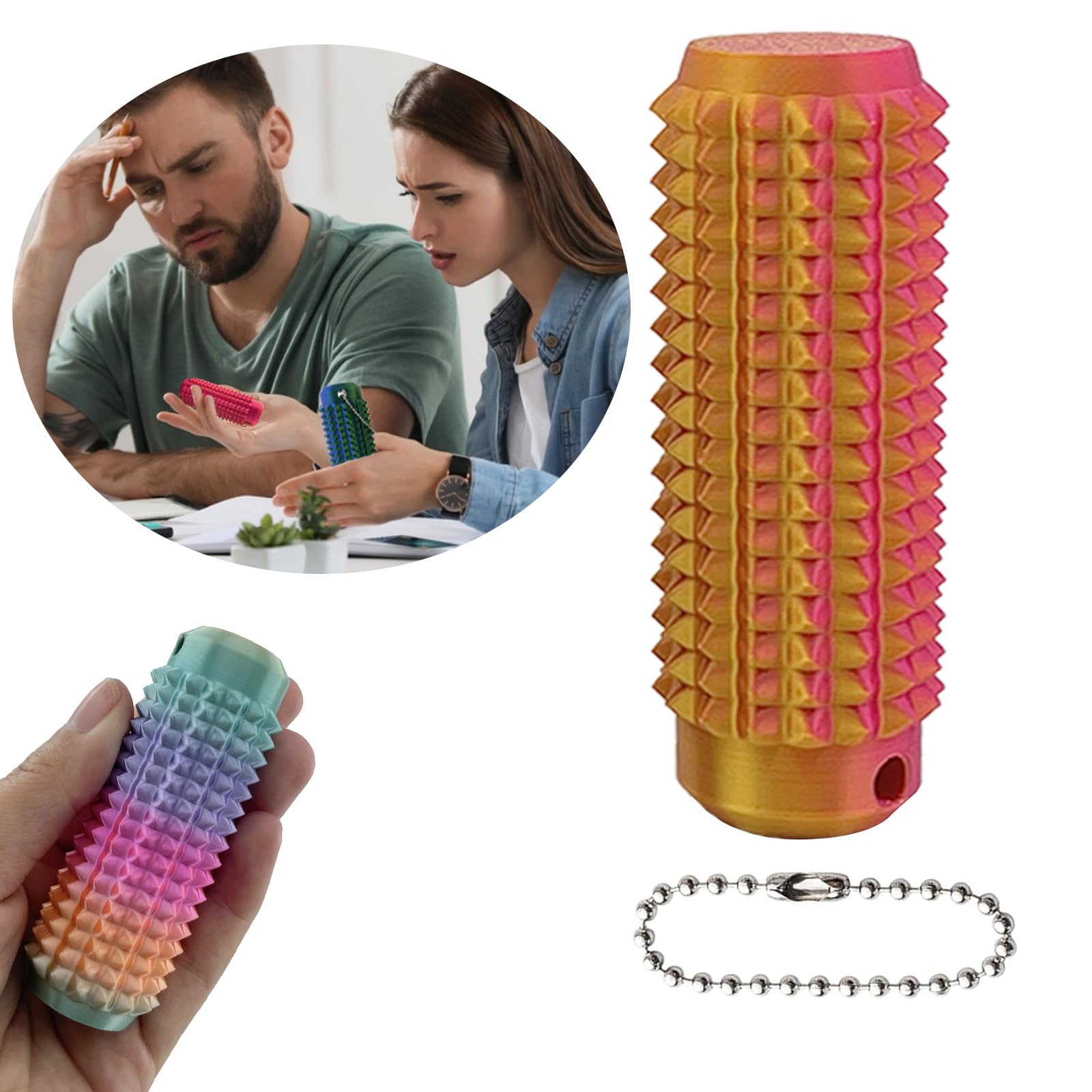 Glow-in-the-dark Deiviko Little Ouchies pendant for visible mood cues.
