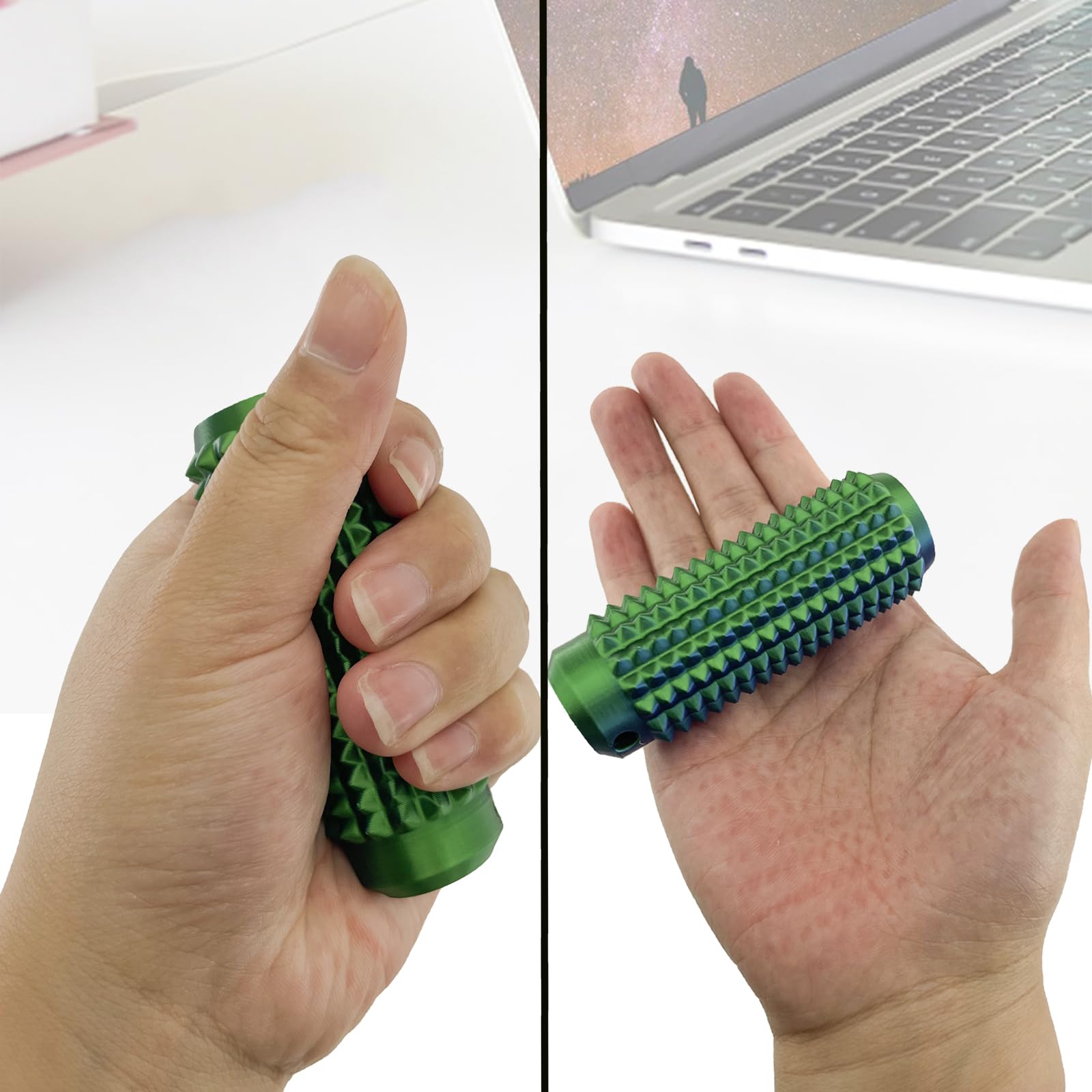 Deiviko Little Ouchies spiky grippie design highlighting tactile stimulation for focus.