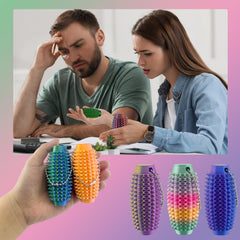 Upgrade packaging showcases Deiviko sensory keychain and compact design.