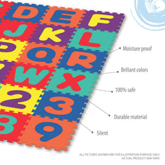 Deke Home easy-to-clean tiles wipe down quickly after busy playtimes.
