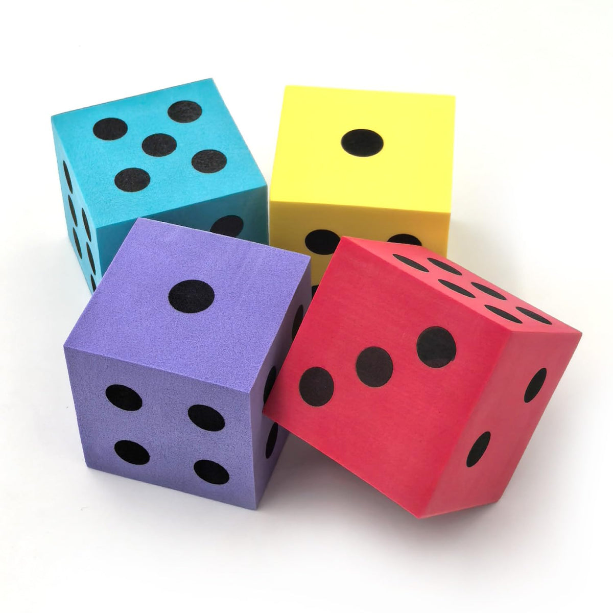 Deke Home foam dice set with large classroom-ready dice for math games.