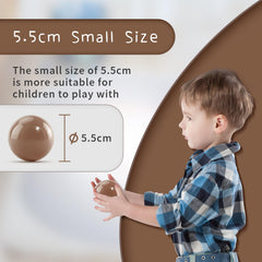 Dekeyoo 2-15-inch diameter balls in bright, visible colors