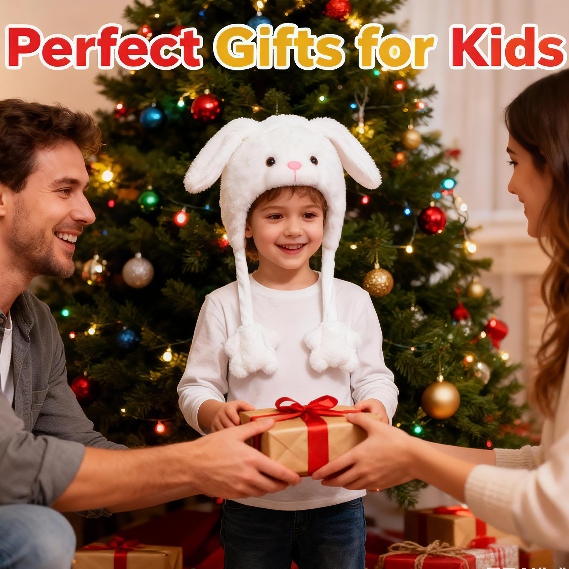 Deletoys dog plush hat with moving ears for playful costumes and photos.