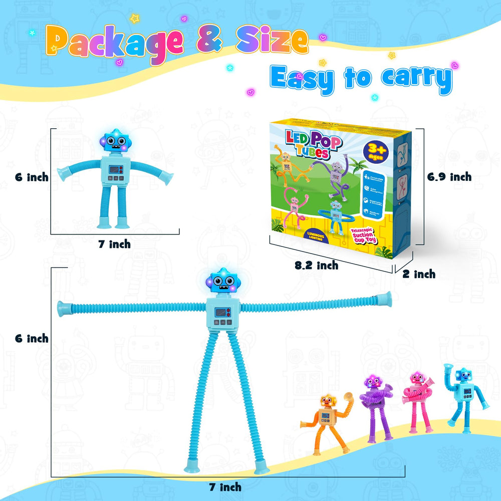 Delighkidz versatile tubes suit home, car rides, and classrooms.