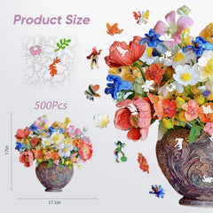 Delobil Laser-Cut Wood Puzzle delivers precise fits and smooth texture.