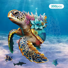 Delobil Puzzle Saver and wall decoration included with the completed puzzle