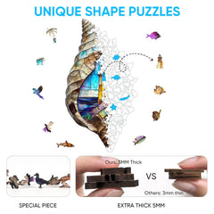 Delobil wooden puzzle 5mm-thick: premium, formaldehyde-free pieces for safe, sturdy assembly.