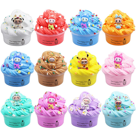 Delpaneo Butter Slime Kit pack with vibrant colors for creative play
