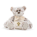 DEMDACO Blessing mini giving bear brown 8.5 inch plush, comforting gift.