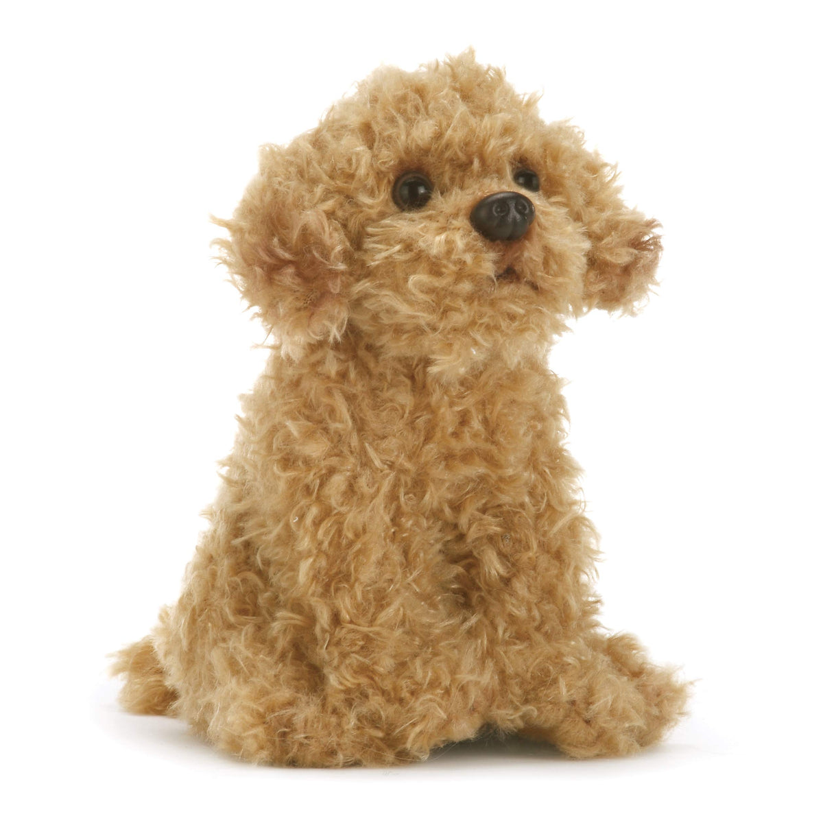 DEMDACO Labradoodle plush toy with cozy fur, ideal for cuddles.