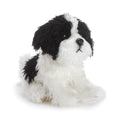 DEMDACO Sitting Small Havanese Dog Plush for on-the-go cuddling.