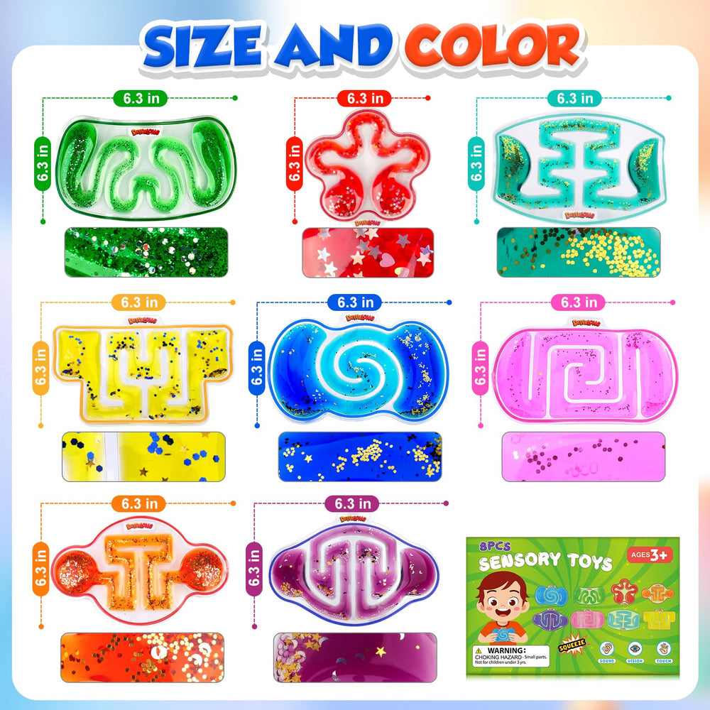 Demilong classroom prize sensory toy fits backpacks for quiet breaks.
