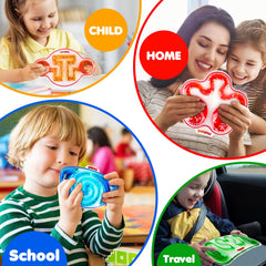 Demilong squishy sensory toys glitter-liquid visuals encourage engaging fidget use.