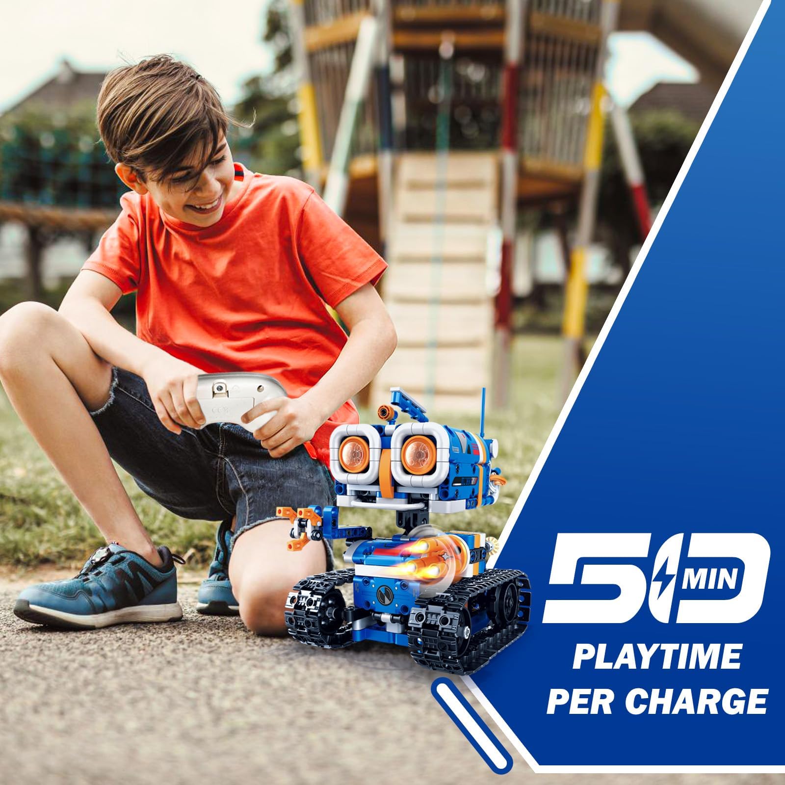Demkia durable ABS construction ensures safe, lasting building fun for kids.