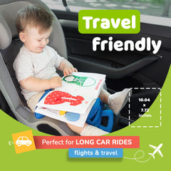 deMoca Busy Book supports independent play for ages 1–3