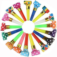 DEMOCRATIDO 50-pcs blowouts in bright colors for festive celebrations
