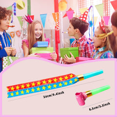 DEMOCRATIDO party horns extend from 3.3 to 9.4 inches for versatile use