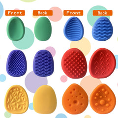 DENEZE sensory stones in soft silicone provide calm, silent hands-on stress relief