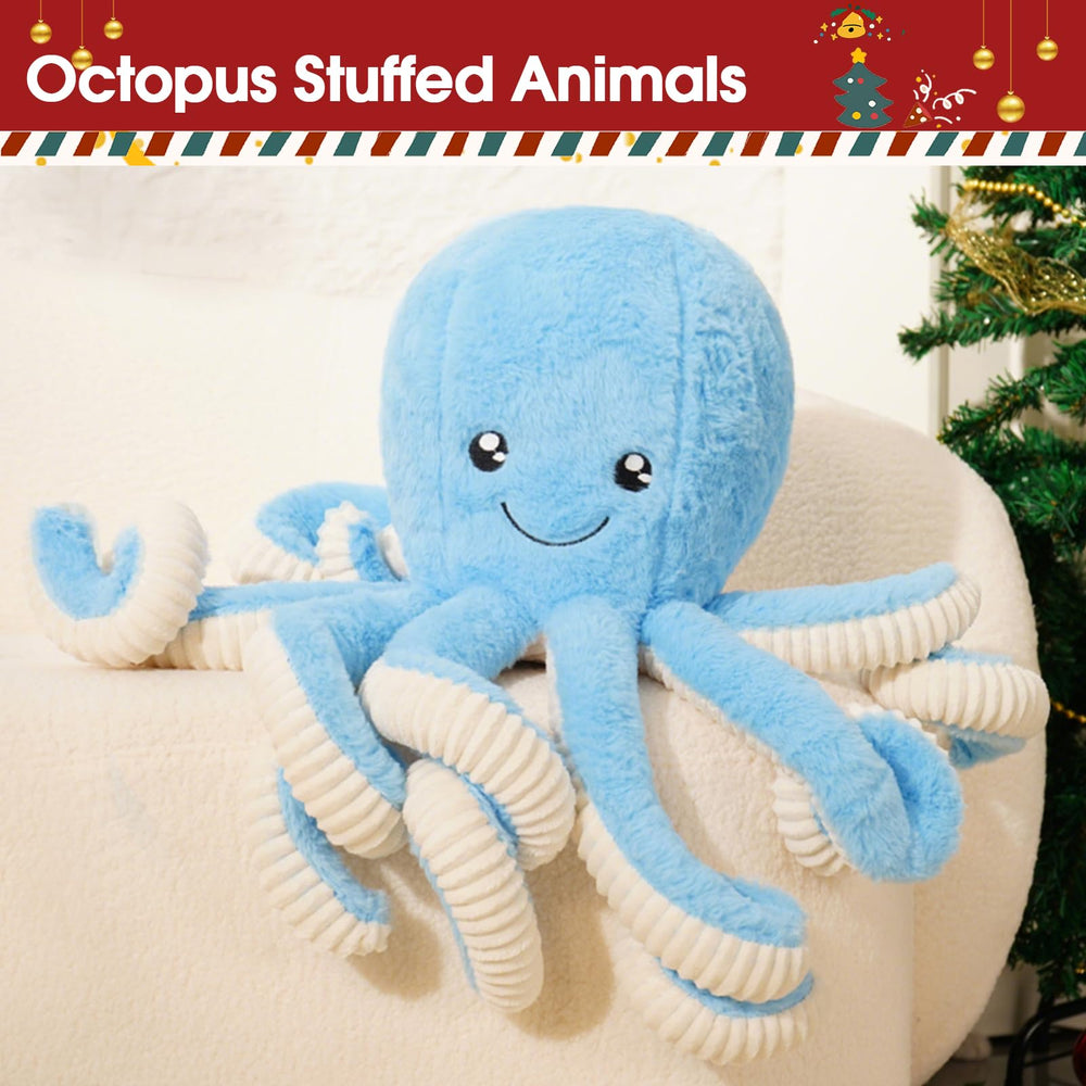 DENTRUN 16-inch pink octopus hugs you with plush, kid-friendly softness