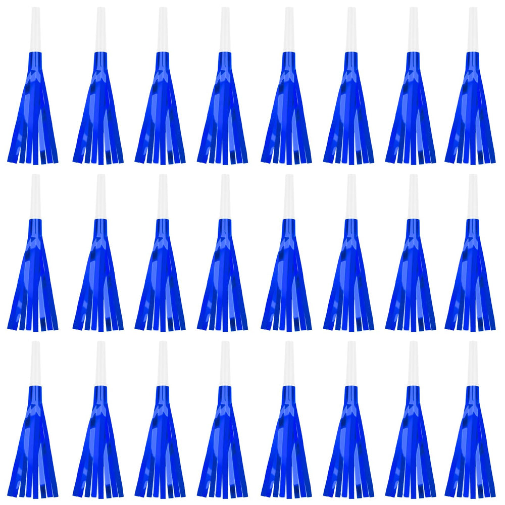 Denylo pro blue glitter noise maker with tassel for festive cheering