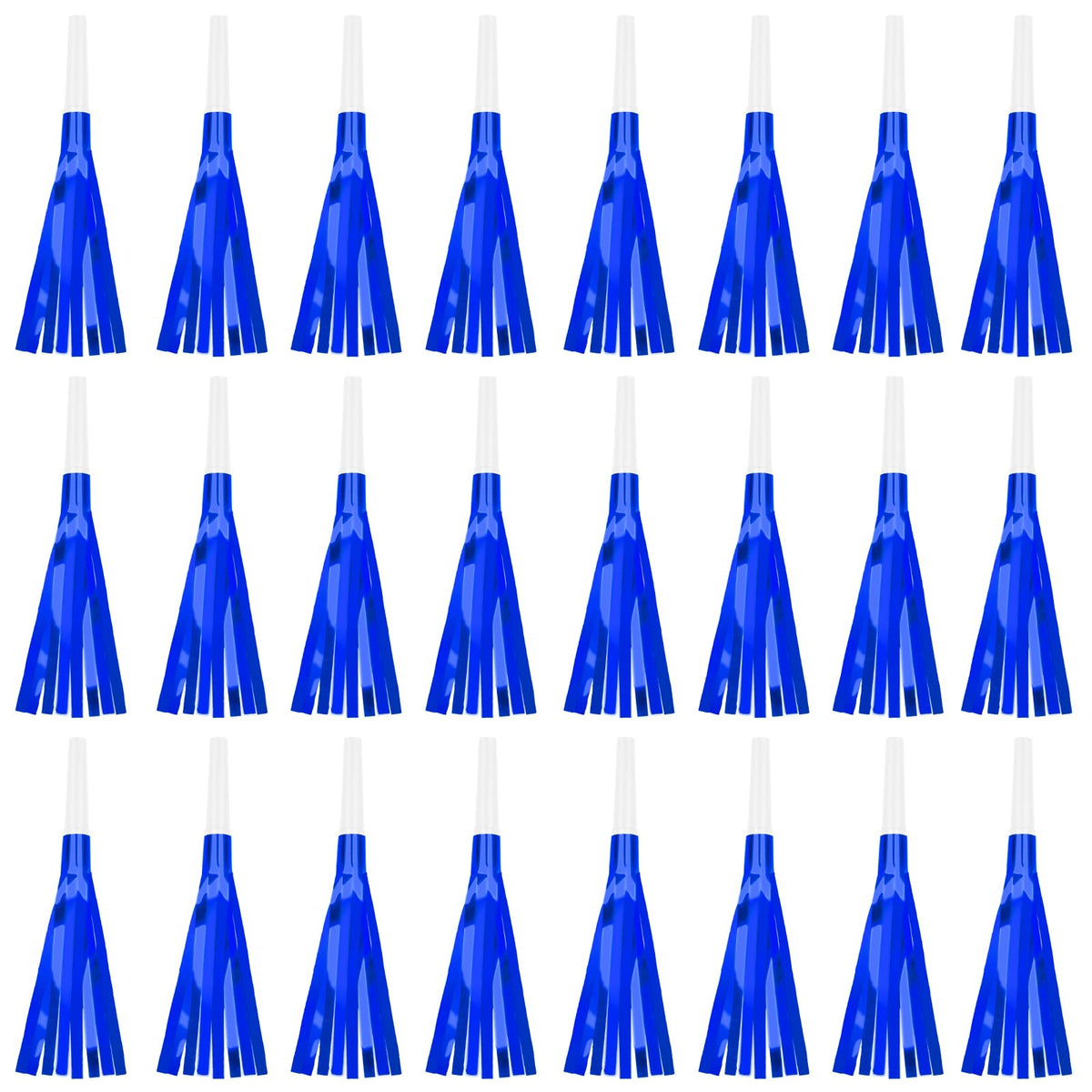 Denylo pro blue glitter noise maker with tassel for festive cheering